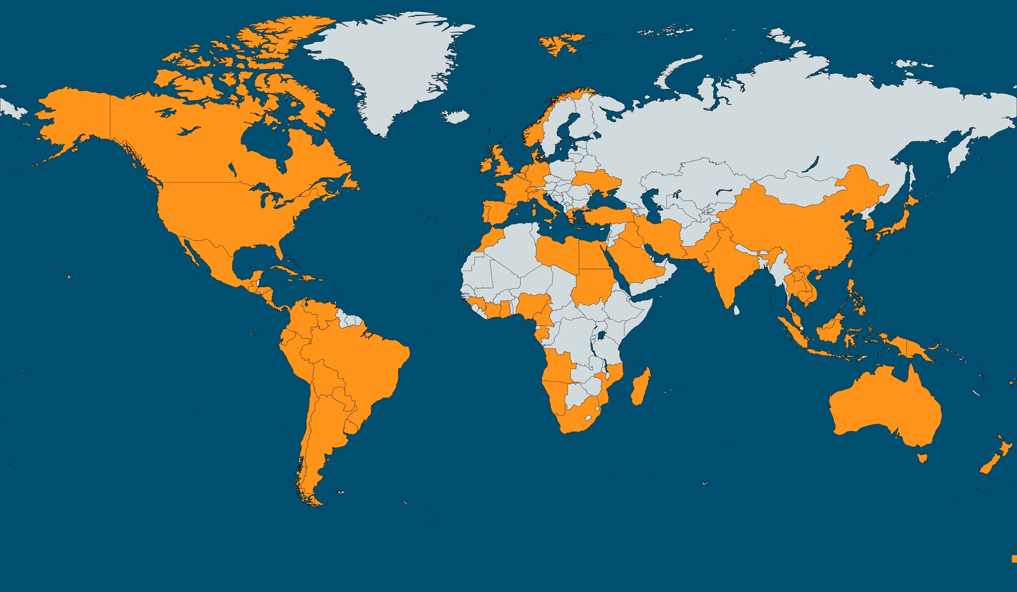Mapa de cobertura TPA Assistravel